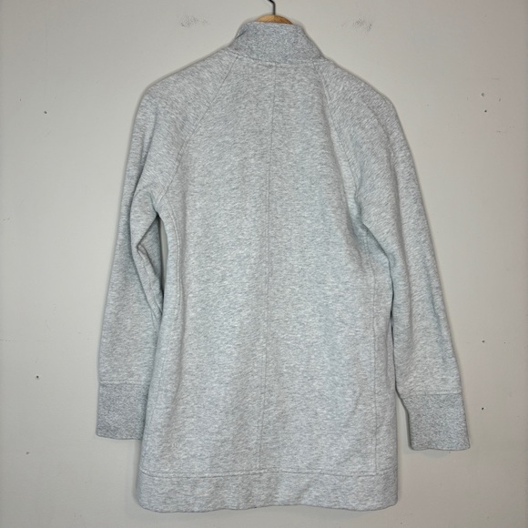 Lululemon Back To It Wrap Jacket Heathered Vapor Light Gray White Size 8 - Picture 10 of 14